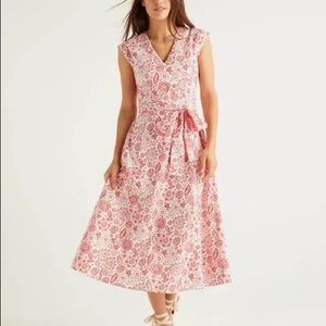 Boden Floral Midi Dress